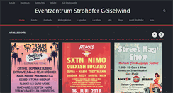 Desktop Screenshot of eventzentrum-geiselwind.de