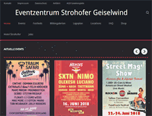 Tablet Screenshot of eventzentrum-geiselwind.de